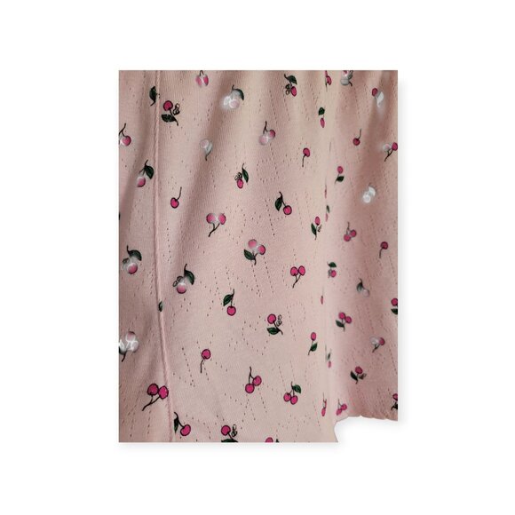 Victoria's Secret Pink Cherry Print Pointelle 100% Cotton Boxer Shorts XS NWT - Picture 8 of 16